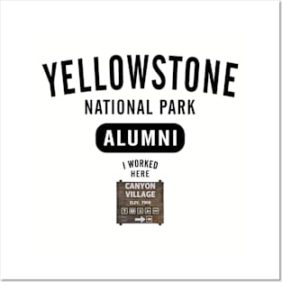 Canyon Village Yellowstone Alumni Posters and Art
